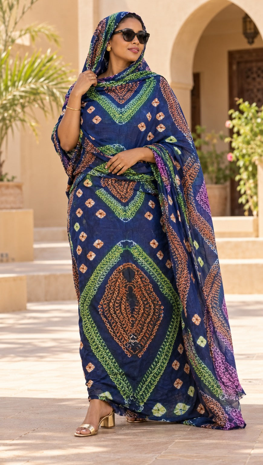 Meulfa thioup multicolore bleu roi de Mauritanie – portée