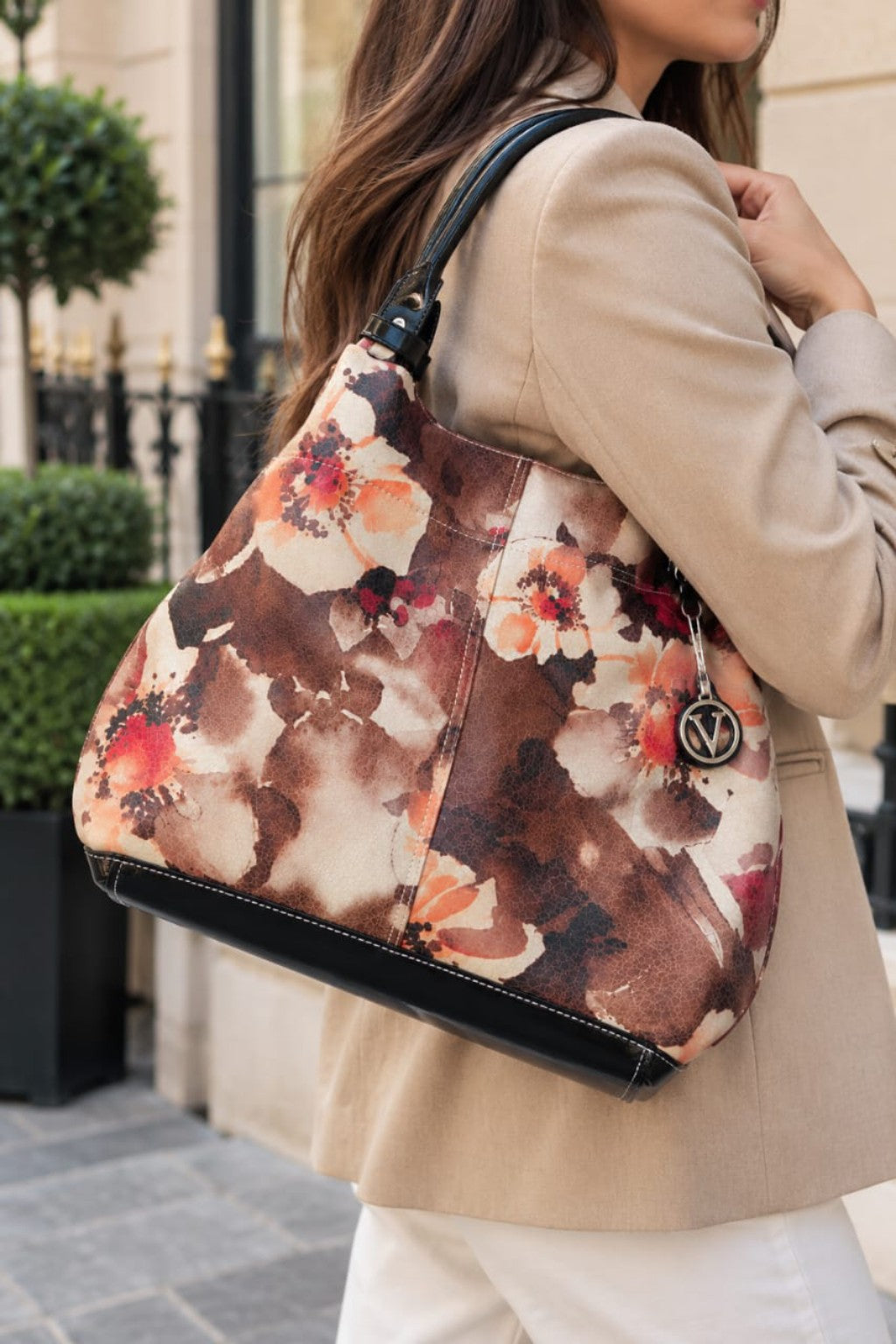Sac Velina Fabbiano multicolore 32 cm - porté épaule