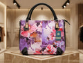 Sac Velina Fabbiano multicolore violet rose et noir 35 cm